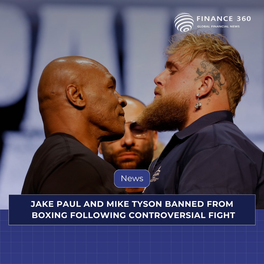Jake Paul and Mike Tyson have both received a mandatory 24-day suspension from boxing after their recent eight-round bout in Texas, which ended in a unanimous decision victory for Paul. The Texas Department of Licensing and Regulation imposed the suspension to ensure the