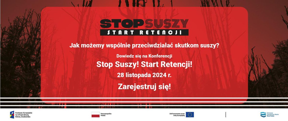 RZGWLublin1's tweet photo. 📢Zapraszamy na konferencję rozpoczynającą projekt aktualizacji planu przeciwdziałania skutkom suszy #aPPSS❗️
Dołącz do nas 28 listopada:
👉stacjonarnie w Warszawie
👉lub online
Dowiedz się więcej 👇
https://t.co/Gv5uX2xAyK
#StopSuszy #StartRetencji #FunduszeEuropejskie https://t.co/gntXIesQYF
