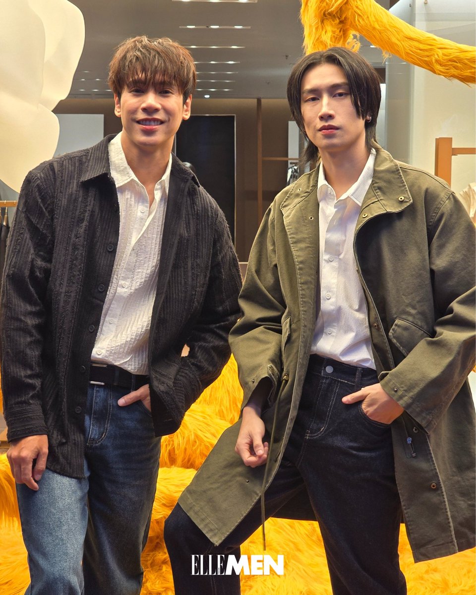 ElleMenThailand's tweet photo. เท่แบบแพคคู่ @jesjpp และ @biblesumett กับลุคที่สะท้อนสองคาแรกเตอร์ในงานเปิดร้าน Urban Revivo สาขา centralwOrld
#ELLEMENNews
#ELLEMENThailand
#URBANREVIVO #URBANREVIVOxJESBIBLE #JesBible #Jesjpp #BibleWichapas #centralwOrld #CTWfashiOnciti https://t.co/5kcTYh9giq