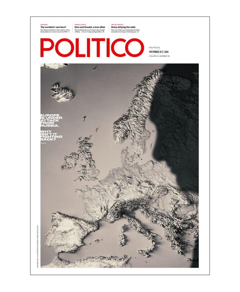 POLITICO EU:n kansikuva