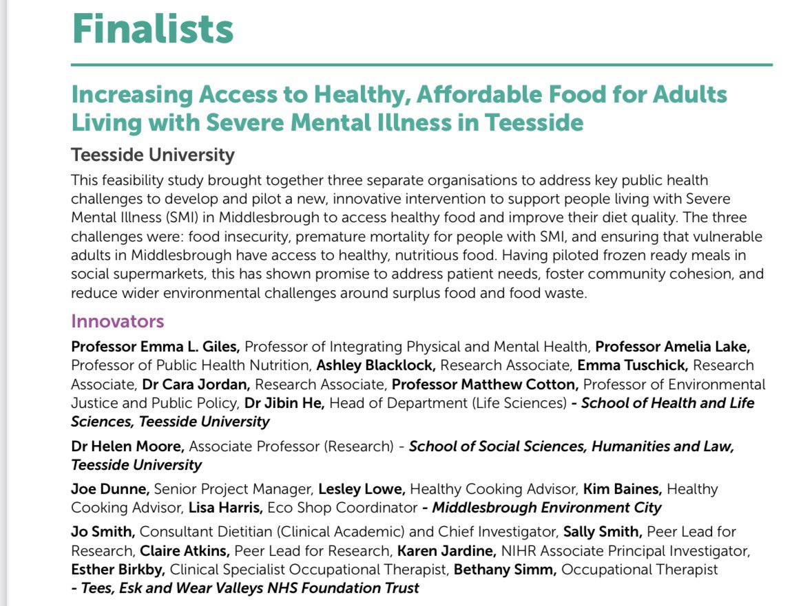 vikkirand's tweet photo. Congratulations #TeamTeesside !! Winners of the “Research for Local Health Needs” category at the Bright Ideas in Health Awards 2024 👏🎉

#BIHA2024 #CelebrateSuccess #NENC 

@TeessideUni @BIHA_2024 @HI_NENC https://t.co/xQLwMx4cRk