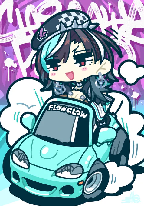 NAロードスターが好きとのことでしたがNBも似合いそうだったので… #もはやちはや 