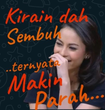 Di telpon terus sayang²an dulu gitu, hadeh pethil aja keningnya 🔨🔨🔨 biar sedikit sadar ‼️