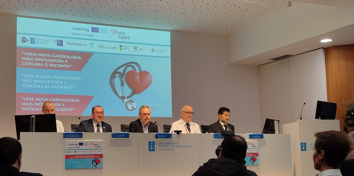 #NewHeart kick off meeting begins. Innovating in cardiology strategies across #Galicia and north of #Portugal
"Together for a common goal" ❤️
🇵🇹 <a href="/cardiologiaCHUS/">CARDIOCHUS</a>