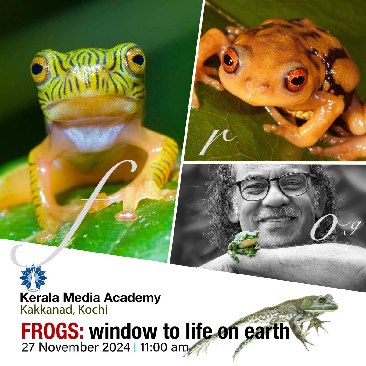 Public Talk
Kerala Media Academy, Kakkanad, #kochi  on 27 November 2024 at 11:00 am