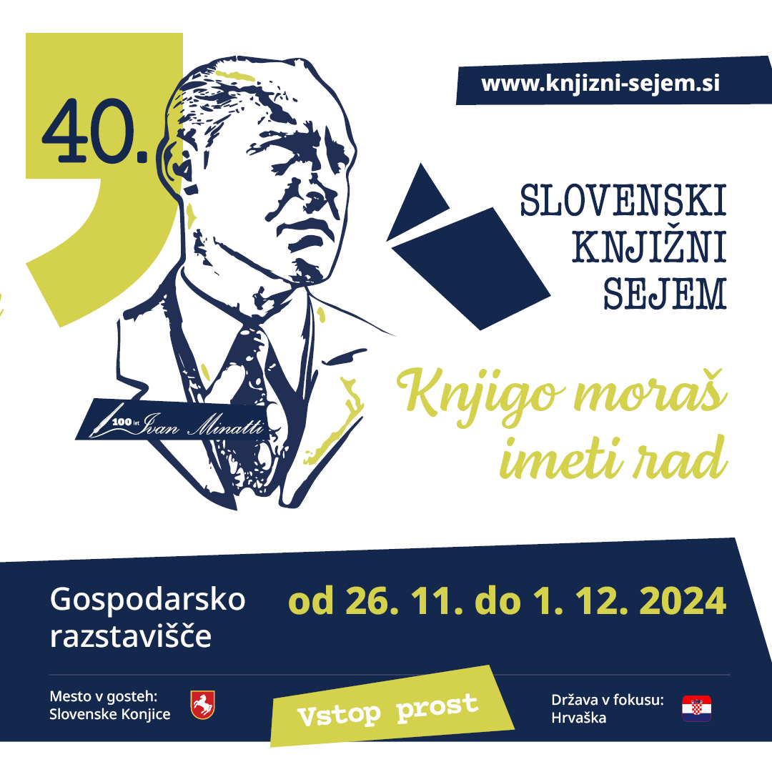V času trajanja 40. Slovenskega knjižnega sejma (26.11. – 1.12.2024) najdete izbrane publikacije Založbe UL PEF v sklopu skupne stojnice Založbe UL (ZUL). Lahko se udeležite tudi e-knjižnega sejma z 20% popusti na vse naše publikacije v skupni spletni knjigarni ZUL. Vabljeni/e!