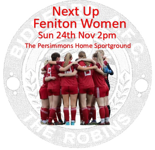 Bideford AFC Women (@bidafcwomen) on Twitter photo โฝ๏ธ Next Match...
<a href="/FenitonWFC/">Feniton Women FC</a>
๐ Sunday 24th Nov
๐ EX39 2NG
๐๏ธ The <a href="/PersimmonHomes/">persimmonhomes</a> Sportsground
๐ SW Regional League (South)
โฐ 2pm
๐ฐ Entry - Free (donations welcomed)
๐ถ Welcome (on leads) โฝ๏ธ Next Match...
<a href="/FenitonWFC/">Feniton Women FC</a>
๐ Sunday 24th Nov
๐ EX39 2NG
๐๏ธ The <a href="/PersimmonHomes/">persimmonhomes</a> Sportsground
๐ SW Regional League (South)
โฐ 2pm
๐ฐ Entry - Free (donations welcomed)
๐ถ Welcome (on leads)