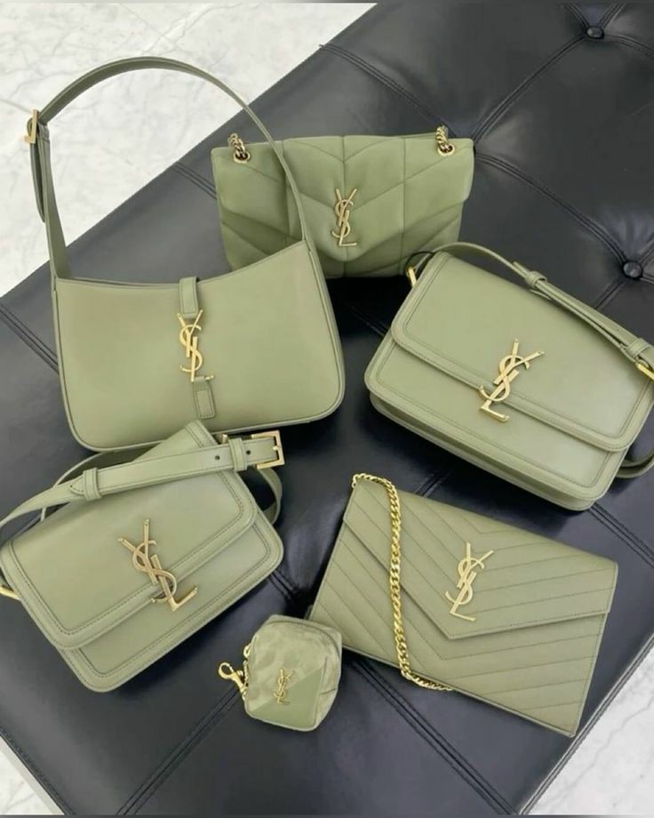 YSL green bag's