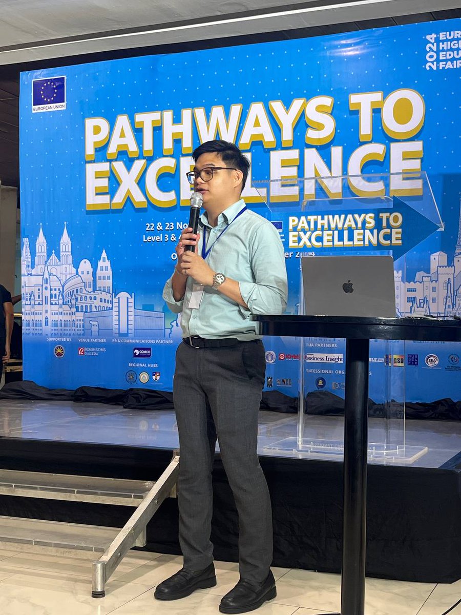 EHEFPhilippines's tweet image. Happening now! 🇩🇪

Looking for higher education opportunities in Germany? Catch International University of Applied Sciences at EHEF 2024.

See EU at Level 3 &amp;amp; 4 EDSA Wing, Robinsons Galleria, Ortigas!

#StudyInEU #EHEF2024 #PathwaysToExcellence