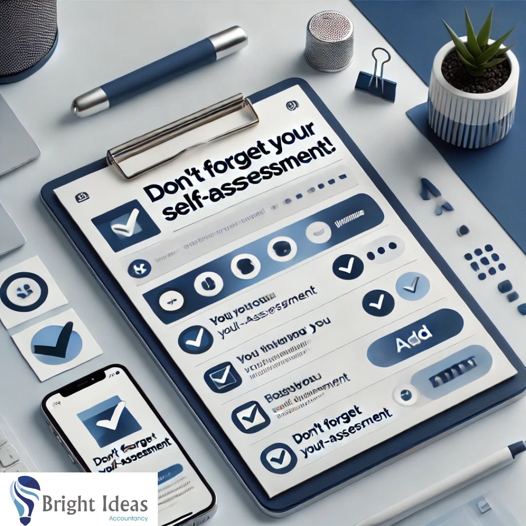 Self Assessment Tax Deadline Reminder 🚨
The deadline for your online tax return is 31st January 2025 – don’t leave it until the last minute!

#TaxReturn #SelfAssessment #BIAccountancy #TaxDeadline