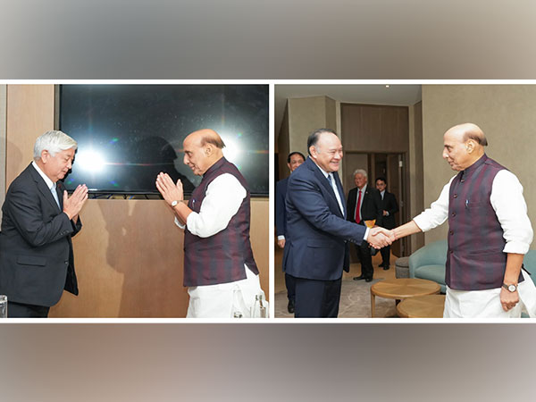 ani_digital's tweet photo. Rajnath Singh meets Japan's Defence Minister, Philippines Defence Secretary in Laos
Read @ANI story | https://t.co/HBhxBiPGQQ #Indian #ASEANPlus #Japan #Philippines https://t.co/IhT3vxcQ0p