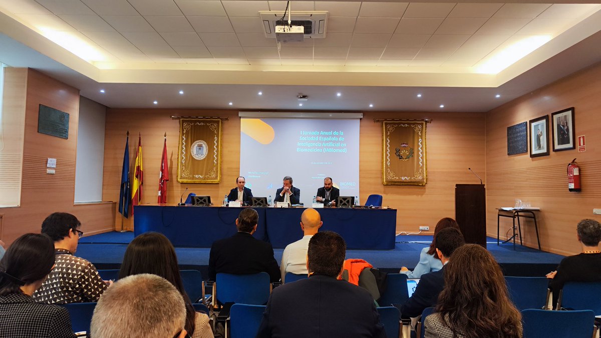 Attending the first workshop of the Spanish Society for biomedical AI organized by <a href="/SIABiomed/">Sociedad Española de IA en Biomedicina</a> at <a href="/etsiaab/">ETSIAAB / #AlimentaElFuturo</a> <a href="/La_UPM/">Universidad Politécnica de Madrid</a>