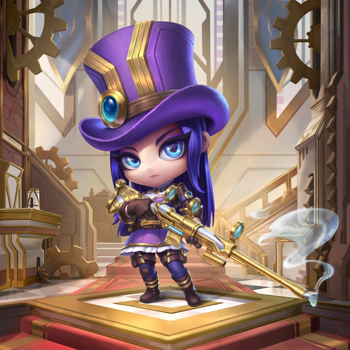 💜🧁 <a href="/TFT/">Teamfight Tactics</a> CHIBI CAITLYN GIVEAWAY 🧁💜 
(any region) ((shes so cute))
- Follow 
- Repost  
- Like this post
Winners announced Friday 29th November 9pm AEST
#TFTPartner