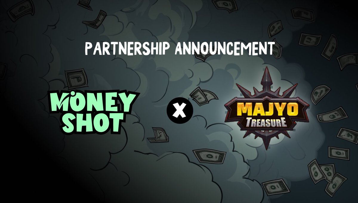Money Shot 🤝 <a href="/MajyoGame/">Majyo Treasure</a> 

We're teaming up with <a href="/MajyoGame/">Majyo Treasure</a> to bring you the perfect blend of tap2earn and RPG adventure on Telegram!

🎯 Play Money Shot → t.me/themoneyshotbot
👋 Join Majyo→ t.me/MajyoTreasureB…