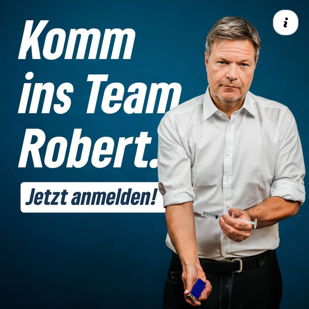 So unverschämt wirbt #Habeck um Frankfurter Wählerstimmen....