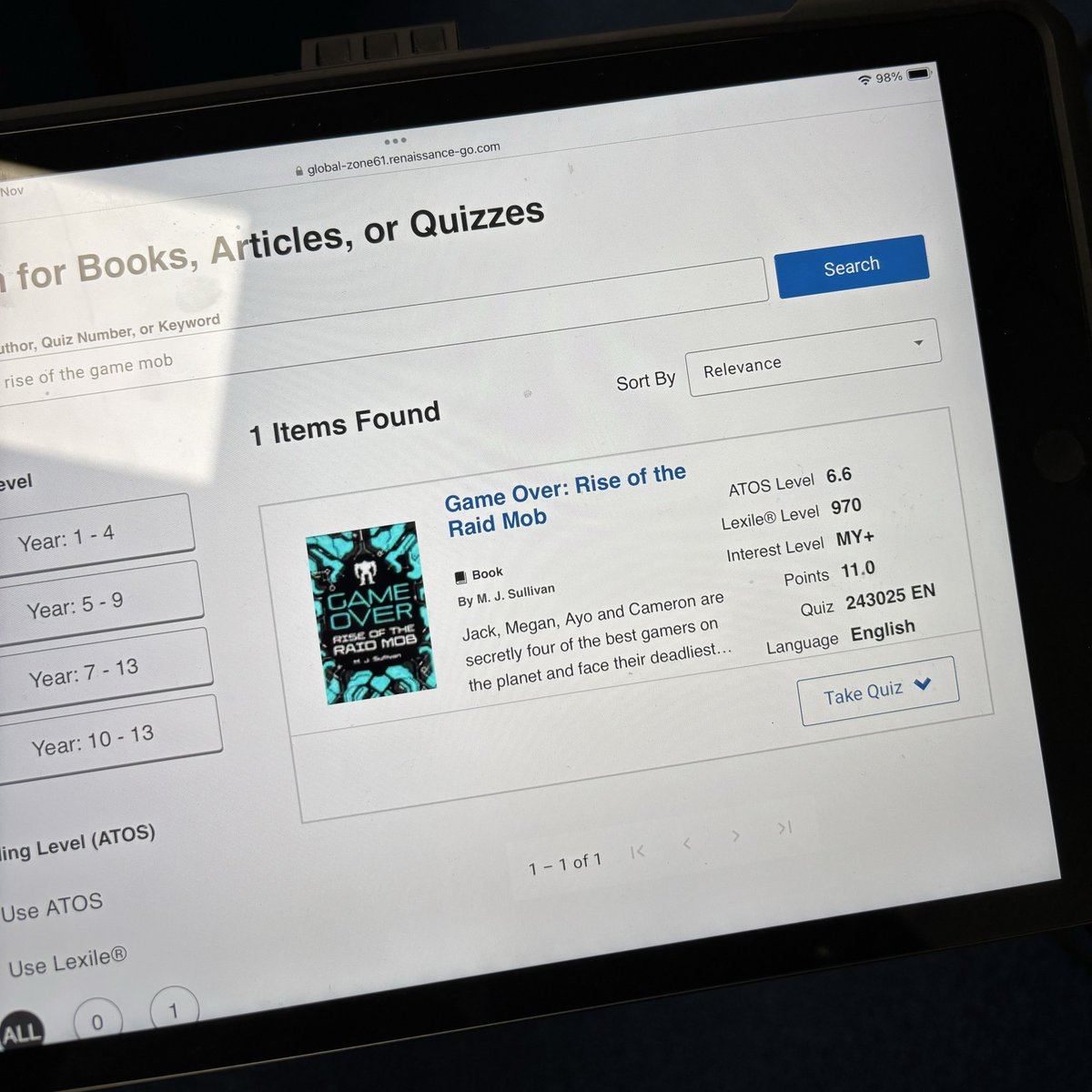M. J. Sullivan🕹️👾📚 (@m_j_sullivan_) on Twitter photo You know you’ve made it when your book has its own <a href="/AccReader/">Accelerated Reader UK & Ireland</a> quiz! 😂📘
<a href="/SweetCherryPub/">Sweet Cherry Publishing</a> You know you’ve made it when your book has its own <a href="/AccReader/">Accelerated Reader UK & Ireland</a> quiz! 😂📘
<a href="/SweetCherryPub/">Sweet Cherry Publishing</a>