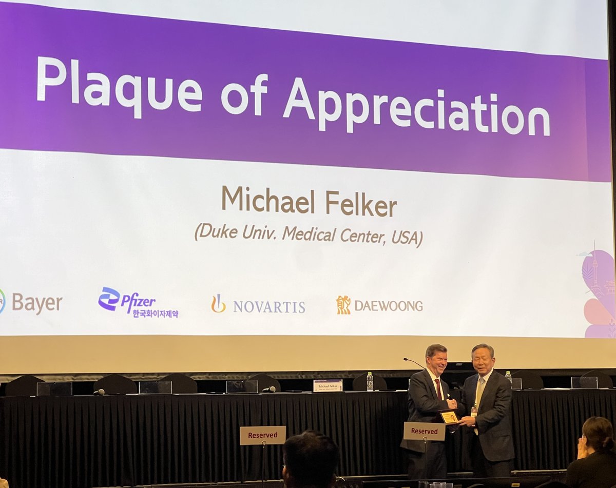 Dr Amanda Vest (@nutritionhf) on Twitter photo Congratulations to <a href="/DukeHFDoc/">Michael Felker</a> for his Plenary presentation "Revisiting Contractility" at the #KSHF meeting. And thank you to <a href="/kshf_official/">The Korean Society of Heart Failure</a> for your warm hospitality in Seoul and fantastic meeting! Congratulations to <a href="/DukeHFDoc/">Michael Felker</a> for his Plenary presentation "Revisiting Contractility" at the #KSHF meeting. And thank you to <a href="/kshf_official/">The Korean Society of Heart Failure</a> for your warm hospitality in Seoul and fantastic meeting!