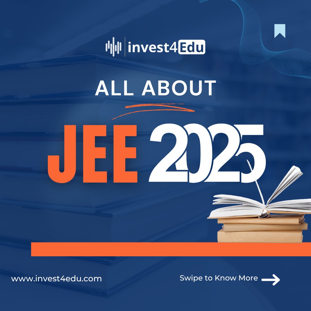 invest4edu's tweet photo. JEE 2025 Updates Are Here!
Are you gearing up for JEE Main 2025? This is your one-stop guide to ace your preparation! Swipe through and tag your friends who are JEE aspirants!
#JEE2025 #JEEUpdates #JEEMain2025 #ExamDates #ExamPattern #StudySmart #engineeringaspirants https://t.co/9nLePHfc0t