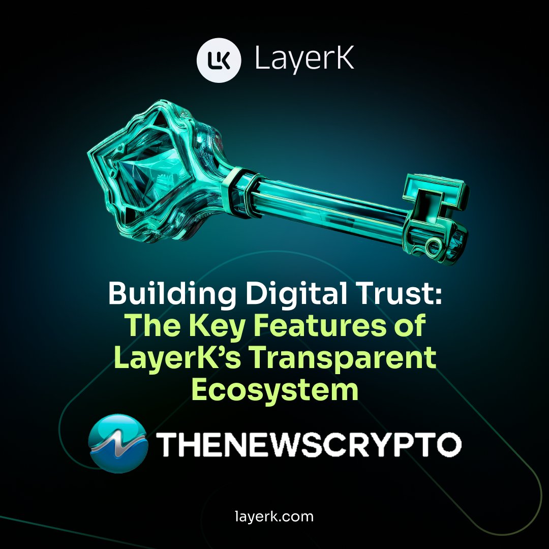 layerkofficial's tweet image. Missed the details on LayerK’s approach to building a trusted digital space?🔍 Dive into our transparent ecosystem and see how we’re redefining security and openness for all users. #LayerK #TransparencyInTech #DigitalSafety #BuildingTrust #OnlineSecurity #LayerKCommunity