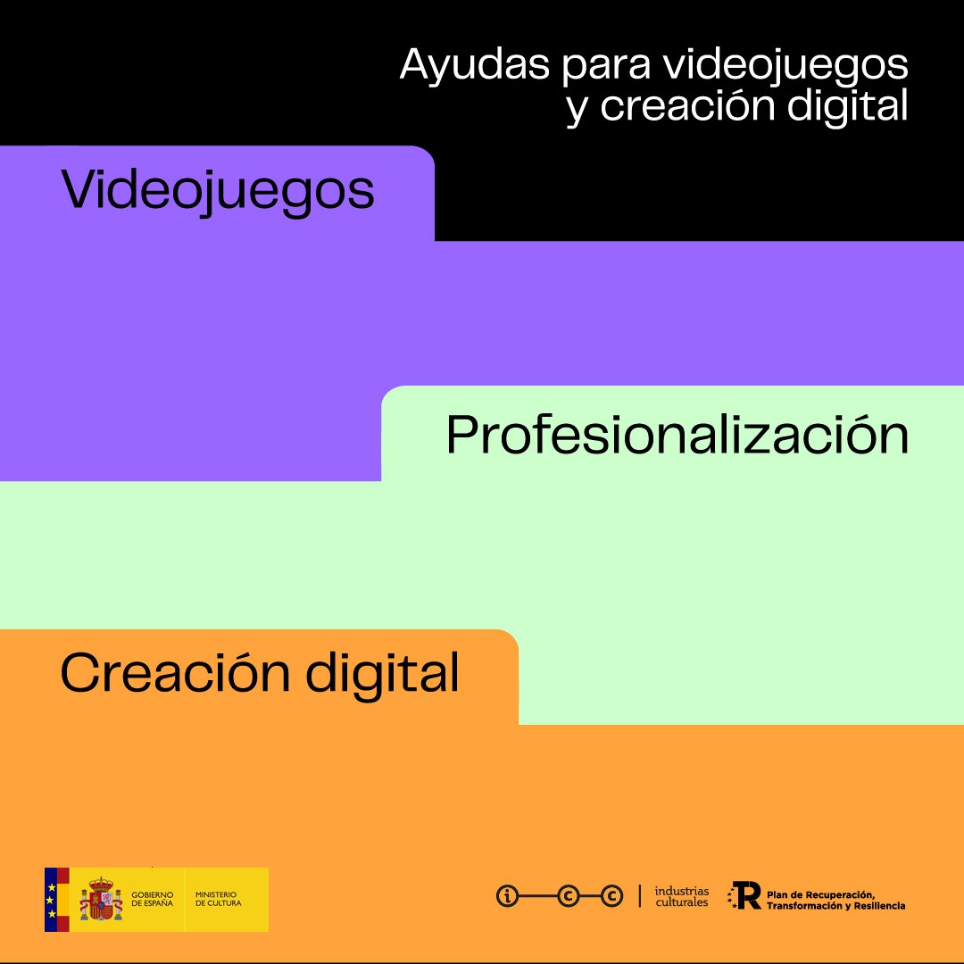 Las convocatorias para las ayudas destinadas a la promoción del sector de los videojuegos, los pódcast y otras formas de creación digital están abiertas hasta el 19 de diciembre.

Toda la información aquí: bit.ly/becascreaciónd…