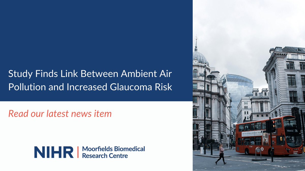 NIHR Moorfields BRC (@moorfieldsbrc) on Twitter photo Cleaner air could mean healthier eyes—new study in <a href="/ARVOiovs/">IOVS Journal</a> Journal underscores the need to reduce #pollution exposure to mitigate #glaucoma risk, a leading cause of blindness.
Read more🔗moorfieldsbrc.nihr.ac.uk/study-finds-li…
<a href="/foster_paulprof/">Paul Foster</a> & <a href="/zihan_sun/">Zihan Sun</a>
<a href="/Biobank/">BioBank</a> | <a href="/Moorfields/">Moorfields Eye Hospital NHS Foundation Trust</a> | <a href="/UCLeye/">UCL Institute of Ophthalmology</a> Cleaner air could mean healthier eyes—new study in <a href="/ARVOiovs/">IOVS Journal</a> Journal underscores the need to reduce #pollution exposure to mitigate #glaucoma risk, a leading cause of blindness.
Read more🔗moorfieldsbrc.nihr.ac.uk/study-finds-li…
<a href="/foster_paulprof/">Paul Foster</a> & <a href="/zihan_sun/">Zihan Sun</a>
<a href="/Biobank/">BioBank</a> | <a href="/Moorfields/">Moorfields Eye Hospital NHS Foundation Trust</a> | <a href="/UCLeye/">UCL Institute of Ophthalmology</a>