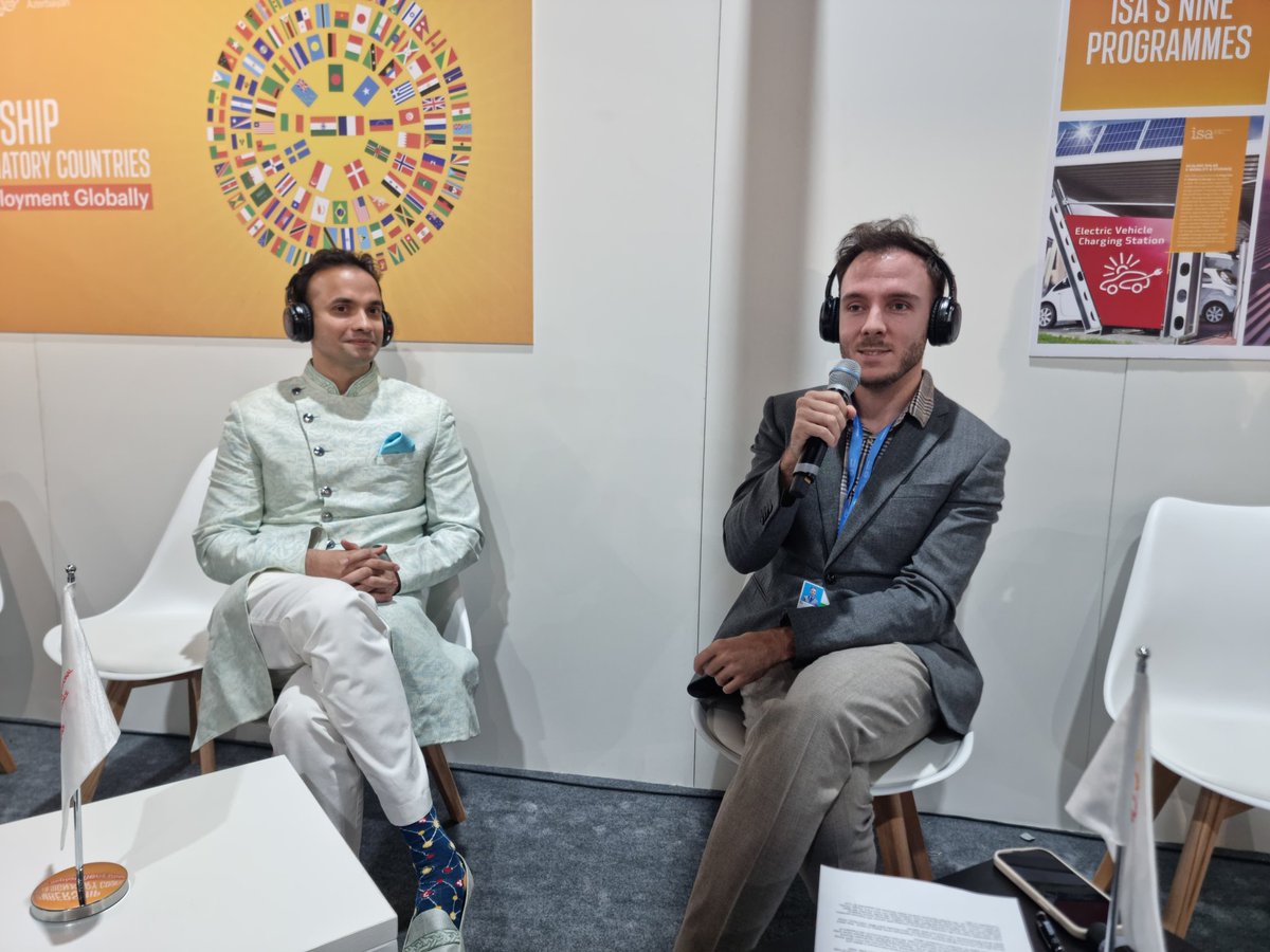 🌟 Sunny Side Up Session Wraps Up at COP29!🌟  

The final session at the ISA Pavilion, Sunny Side Up: Solar for Education at Grass-root Level, brought together diverse perspectives to conclude our journey at COP29 on a high note.  

Discussions spotlighted the role of solar