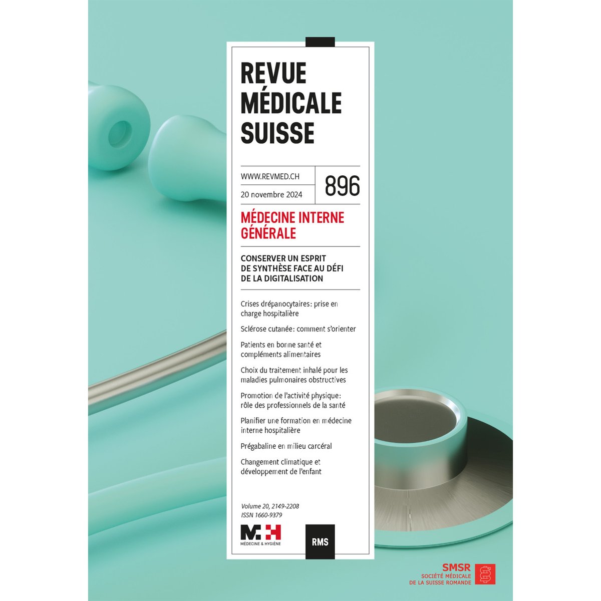Revue Médicale Suisse (@revmedsuisse) on Twitter photo 📣 Notre numéro "Médecine interne générale" est en ligne.
Au sommaire : crises drépanocytaires, sclérose cutanée, compléments alimentaires, maladies pulmonaires obstructives... et de nombreux autres articles à retrouver ici : revmed.ch/revue-medicale…
<a href="/CHUVLausanne/">CHUV / Centre hospitalier universitaire vaudois</a> 📣 Notre numéro "Médecine interne générale" est en ligne.
Au sommaire : crises drépanocytaires, sclérose cutanée, compléments alimentaires, maladies pulmonaires obstructives... et de nombreux autres articles à retrouver ici : revmed.ch/revue-medicale…
<a href="/CHUVLausanne/">CHUV / Centre hospitalier universitaire vaudois</a>