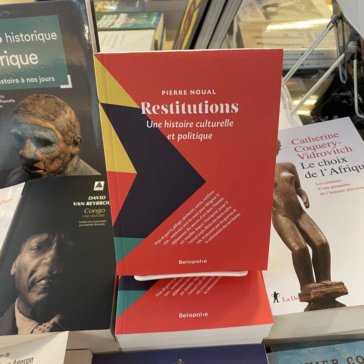 A. Curnier-Pregigodsky (@alekssandrecp) on Twitter photo « () si la restitution est politique, elle est surtout culturelle. Après tout, la place française en Afrique n’est plus acquise. La culture constitue un levier pour reprendre le dialogue qui ne devrait jamais cesser. »
Tribune de <a href="/pnoual/">Pierre Noual Avocat</a>, auteur de « Restitutions », <a href="/Belopolie/">Belopolie</a> « () si la restitution est politique, elle est surtout culturelle. Après tout, la place française en Afrique n’est plus acquise. La culture constitue un levier pour reprendre le dialogue qui ne devrait jamais cesser. »
Tribune de <a href="/pnoual/">Pierre Noual Avocat</a>, auteur de « Restitutions », <a href="/Belopolie/">Belopolie</a>