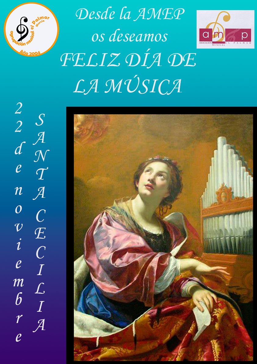 Feliz #SantaCecilia a todos.
<a href="/AznarGines/">Gines Aznar</a> <a href="/murcianico79/">Antonio Hernández ©️</a> <a href="/febandasrmurcia/">Federación Bandas de Música de la Región de Murcia</a> <a href="/CESociedadesM/">CESM</a> <a href="/enclavecultura/">EnClave Cultura</a> <a href="/CulturaMurcia/">Cultura de Murcia</a> <a href="/BandasEventos/">Eventos de Bandas</a>