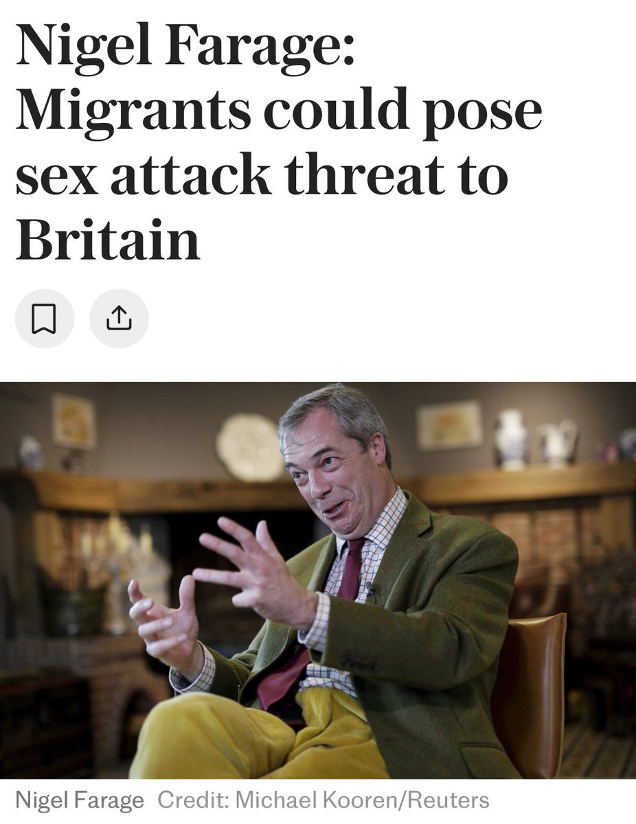 So Nigel Farage, who has repeatedly suggested that migration puts women's safety at risk, has been harbouring a senior colleague who was jailed for violently assaulting his own girlfriend