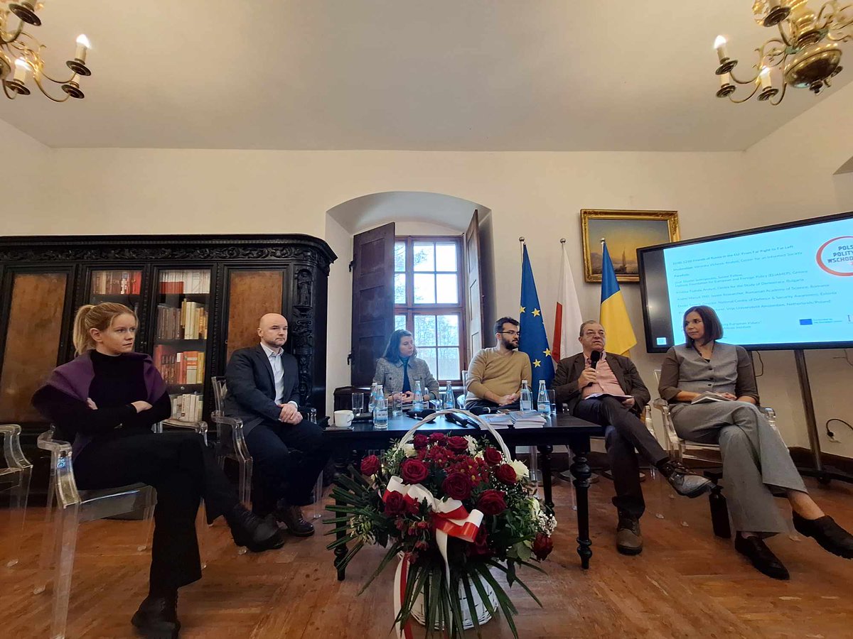 Jaki wpływ na politykę europejskich krajów mają radykalne ruchy prawicowe i lewicowe wspierane przez Rosję? O tym rozmawiamy z ekspertami i ekspertkami z Grecji, Bułgarii, Rumunii, Estonii i Holandii. 

Zaczął się drugi dzień konferencji Polska Polityka Wschodnia.