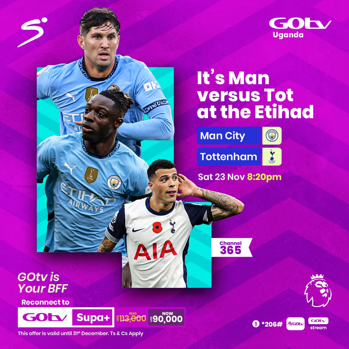bamwinejnr's tweet image. Premier League is so back 👏
Gear up for an exciting weekend of EPL action.

Catch all the games with your crew by upgrading to GOtv Supa+ for just 90K. Upgrade now on MyGOtv App: mygotv.onelink.me/JpWQ/epl3

#GOtvIsYourBFF
#GOtvStream