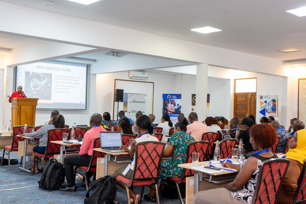 Honored to share insights at the #8THCHRMTalentSummit hosted by CHRM College at Pride Inn Paradise Hotel, Mombasa
Exploring how AI is transforming workplaces and shaping the future of talent was inspiring.
