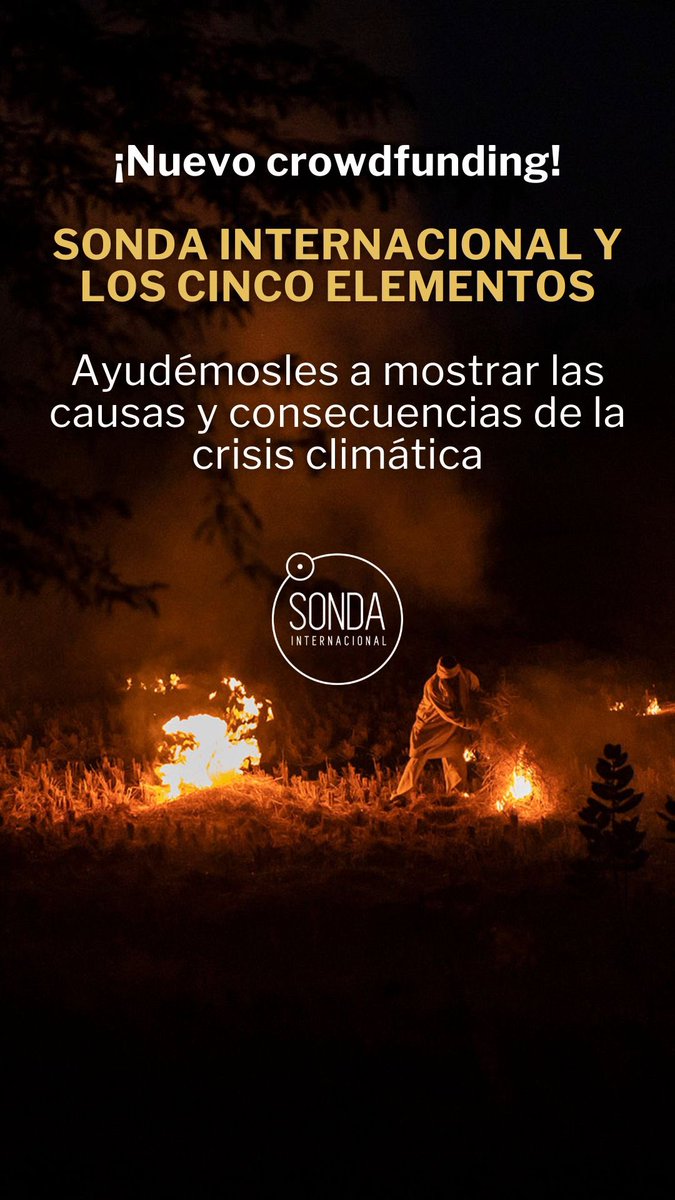 Eixchelt's tweet photo. @SondaInt lanza un crowdfunding para impulsar la publicación de reportajes visuales sobre la emergencia climática en profundidad.
👉🏾 https://t.co/ekaFLvNSZ7
Tu ayuda marca la diferencia 🌍📸💚
#crisisclimatica #sondainternacional #fotografia #periodismo https://t.co/YWrQH9gvsm