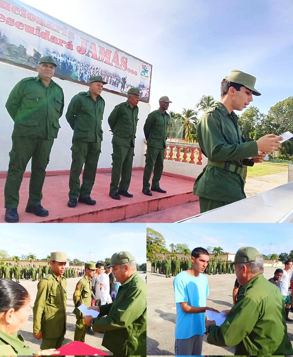 🔴🟢🔵| En la Región Militar Mayabeque fueron reconocidos un grupo de oficiales, trabajadores civiles y soldados por su destacado trabajo en las labores de recuperación en Artemisa, tras el paso del huracán Rafael‼️ #Cuba🇨🇺 #UnidosXCuba