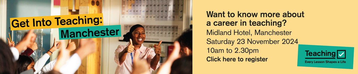 We will be at this event to talk to potential teachers