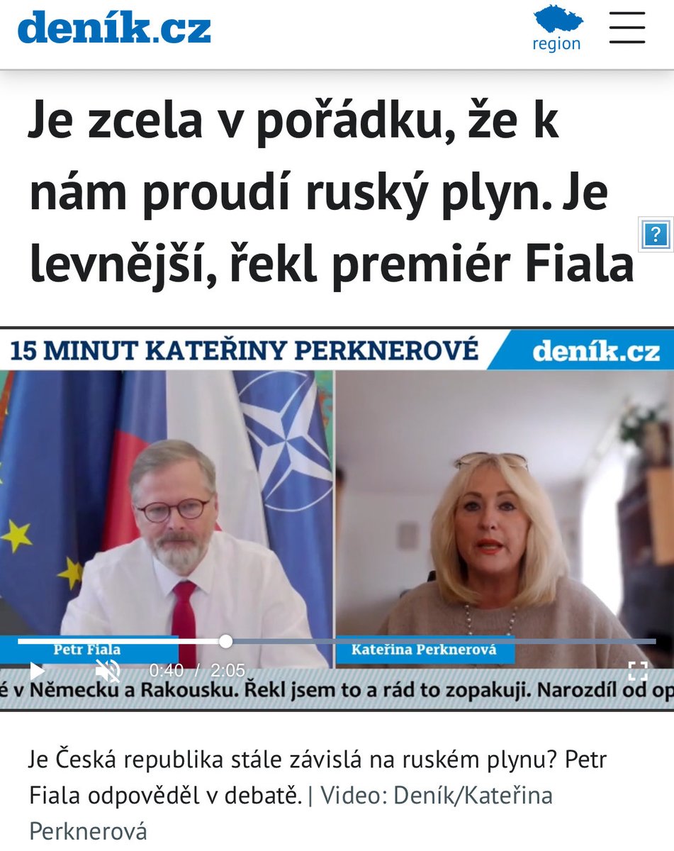 OK, takže to jediný, za co šlo tuhle vládu chválit, což byl postoj k válce na Ukrajině, je pryč. 🤮