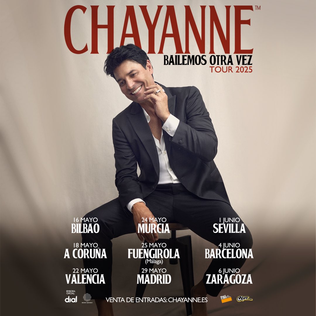 España 🇪🇸 llegó nuestro momento y estoy muy emocionado en compartir con ustedes que #BailemosOtraVezTour cruzara continentes 🌎 Essooooo!! 🕺 😉 <a href="/Cadena_Dial/">Cadena Dial España</a>