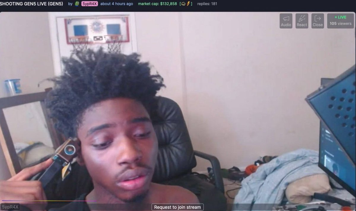 ishkaze's tweet photo. @lolinthetrench @mark_kacy check out #gen5 dev, this black gentleman been shooting his nine at the local park and calling hookers on pump live. he rugged for 8 sol and showed off the rugged money. he got doxed and addres leaked so alabama pd will be on him soon.very simular narative to $quant but with guns https://t.co/36k9pTGfq1