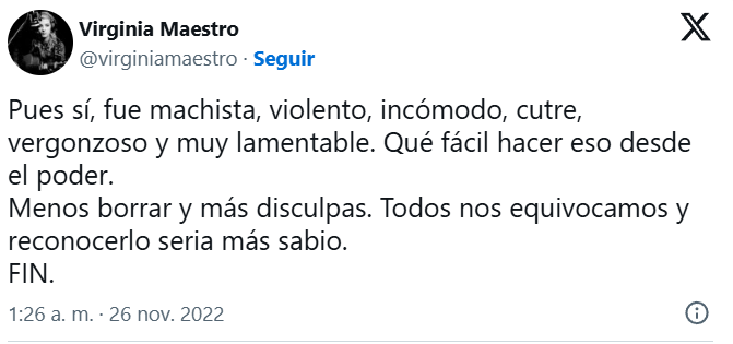 SuperViiral's tweet photo. 2009

Pablo Motos le dijo a Virginia Maestro que no podía mirarle a los ojos por el escote que llevaba. Ella avergonzada se lo cubrió con las manos e intentó taparlo después.

Años más tarde, ella habló de lo sucedido https://t.co/CICxkkacfo