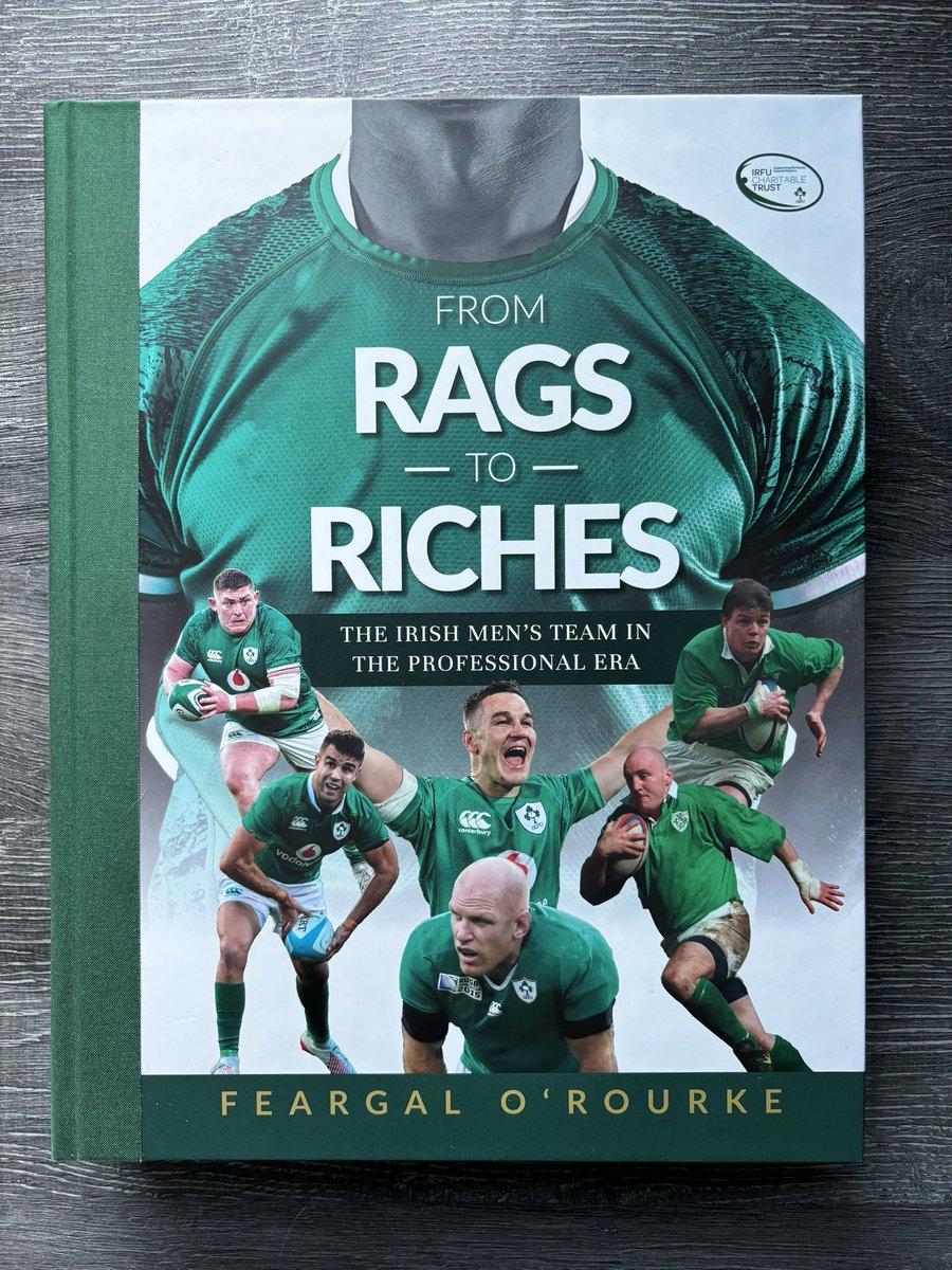 Murray Kinsella (@murray_kinsella) on Twitter photo This is a remarkable piece of work by <a href="/FeargalORourke/">Feargal O'Rourke</a>.
A deeply detailed record of Irish rugby in the professional era. All profits go to <a href="/IRFUCharTrust/">IRFUCharitableTrust</a>, a great cause.
Go to irishrugbybooks.ie for more info and to buy your copy. This is a remarkable piece of work by <a href="/FeargalORourke/">Feargal O'Rourke</a>.
A deeply detailed record of Irish rugby in the professional era. All profits go to <a href="/IRFUCharTrust/">IRFUCharitableTrust</a>, a great cause.
Go to irishrugbybooks.ie for more info and to buy your copy.