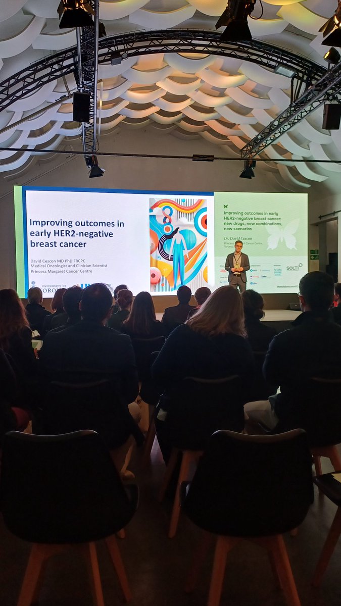 anthonymuler's tweet image. Attending the #Envisionsummit2024 from @_SOLTI . Exciting for the first talk, #DavidCescon talks about new drugs (combinations). 

#CancerResearch #BreastCancer #Science