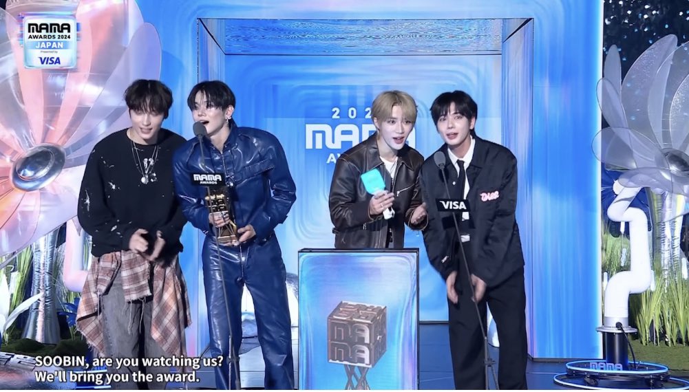 txtarchivee's tweet image. ‘SOOBIN are u watching us? We’ll bring you the award’ 😭😭😭😭😭