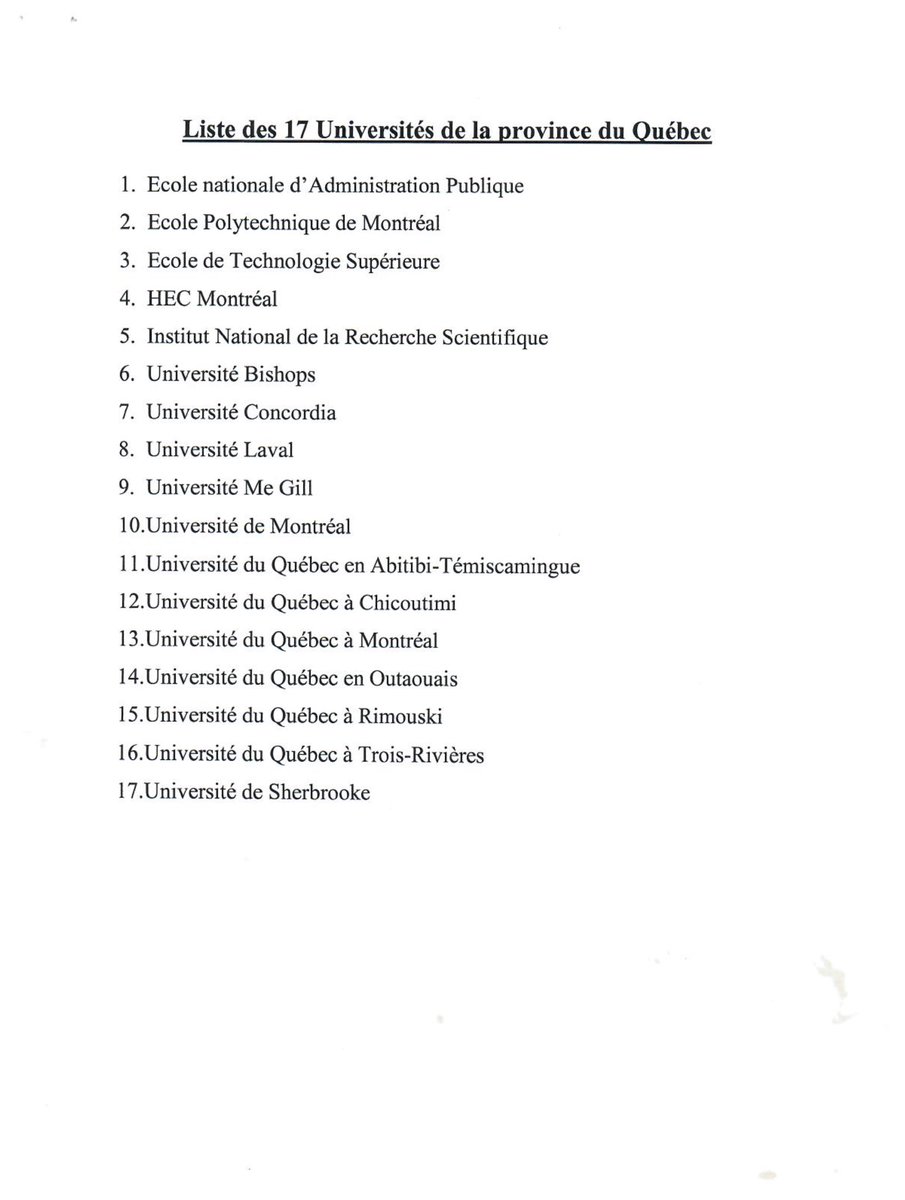 APPEL A CANDIDATURES POUR LES BOURSES D'EXEMPTION OFFERTES PAR LE QUEBEC
#Mesri #bourses #senegal