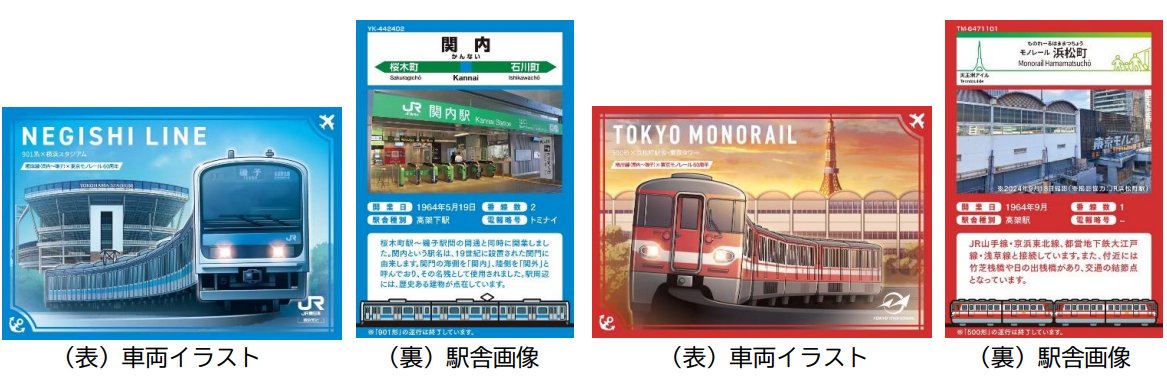 JR東日本横浜支社様・東京モノレール様コラボの「駅カード」リリース