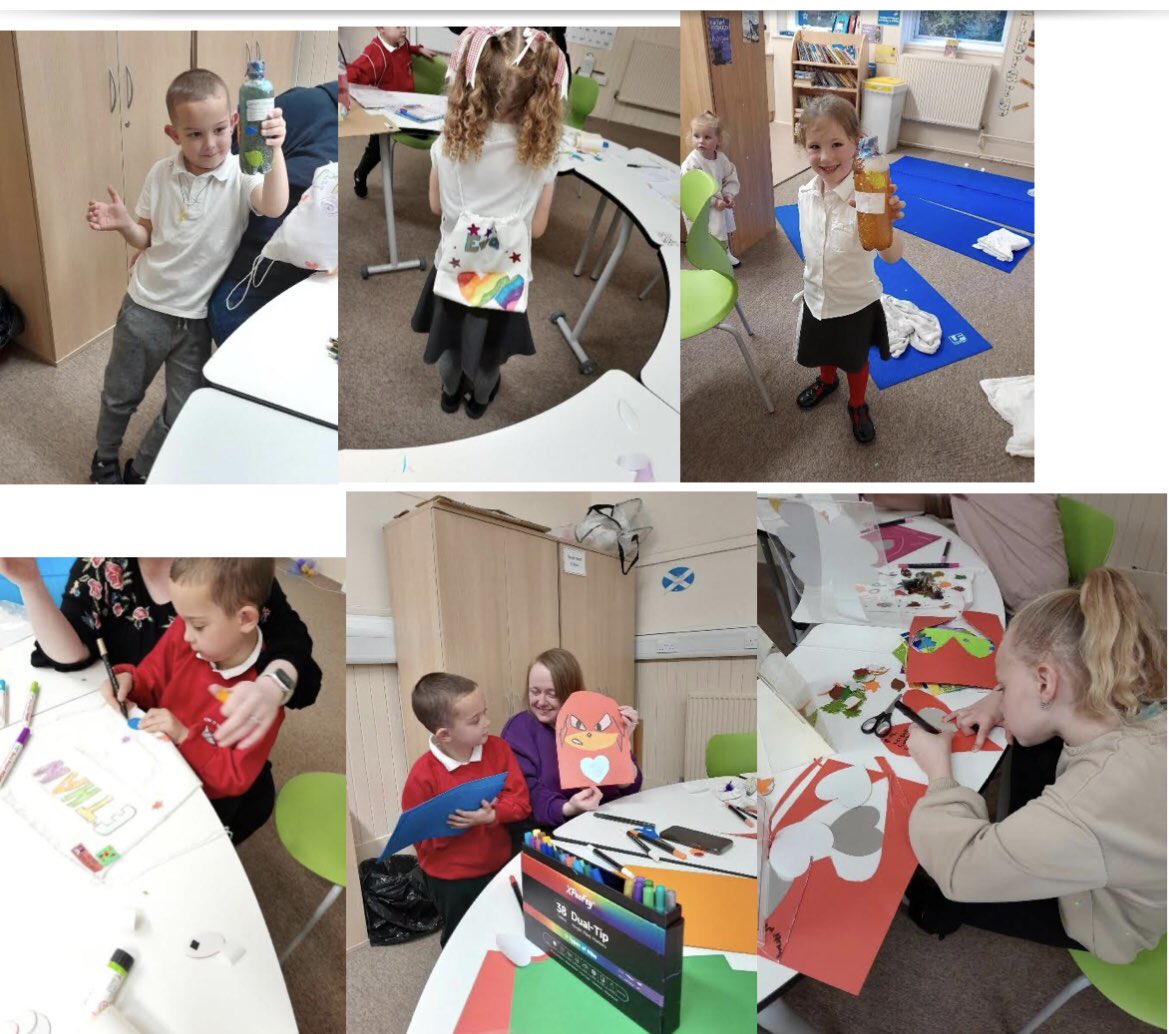 Kirk ‘O’ Shotts PS families created Relax Kids bags to keep handmade relaxation tools, calm bottles. Parents shared positive feedback, highlighting they learned valuable techniques to help their children relax and plan to continue using them at home.