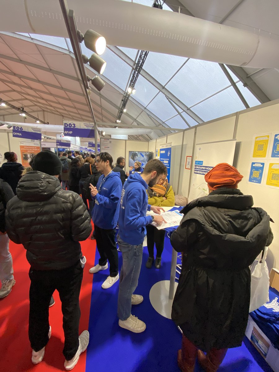 L’AP-HP est présente au salon de recrutement français, Paris pour l’emploi 🚀Déjà près de 400 candidats rencontrés hier pour échanger autour de nos métiers administratifs, techniques ou logistiques.

📍RDV stand D03, place de la Concorde, nos équipes sont présentes jusqu’à 18 h !
