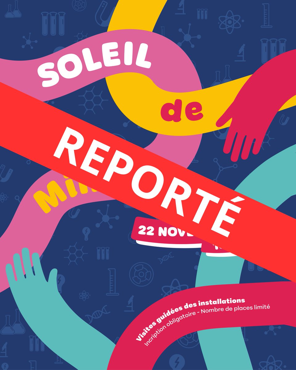 #DernièreMinute
L'événement #SOLEILdeMinuit, initialement prévu ce soir à partir de 18h, est reporté à une date ultérieure (en 2025) en raison des incertitudes sur l'évolution des conditions météorologiques et de la circulation routière pour accéder au site.