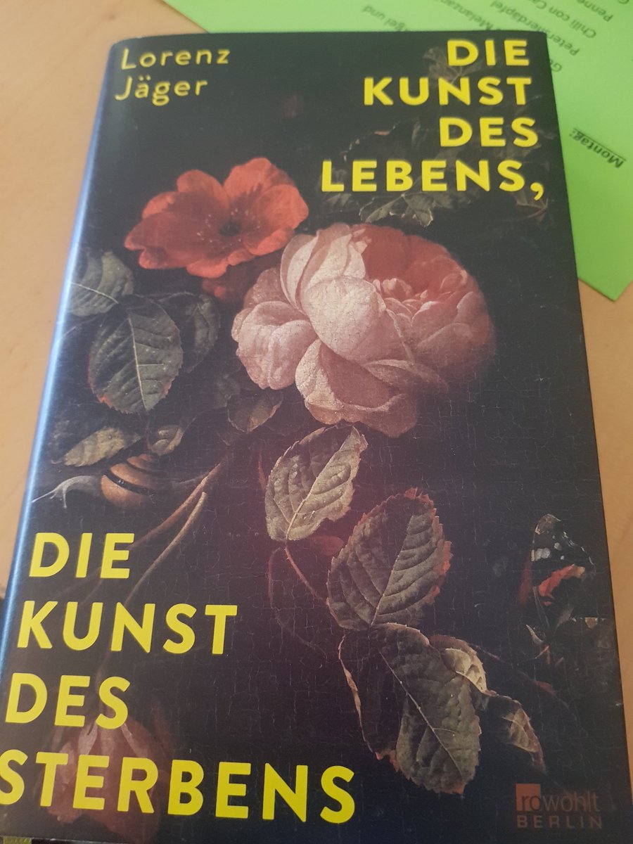 Gestern hat Lorenz Jäger sein Buch in Wien vorgestellt. Beeindruckender Abend.