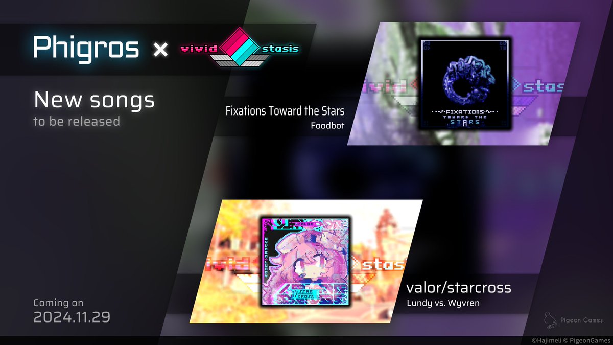 [Phigros] New update will be released on 2024/11/29, featuring two ...